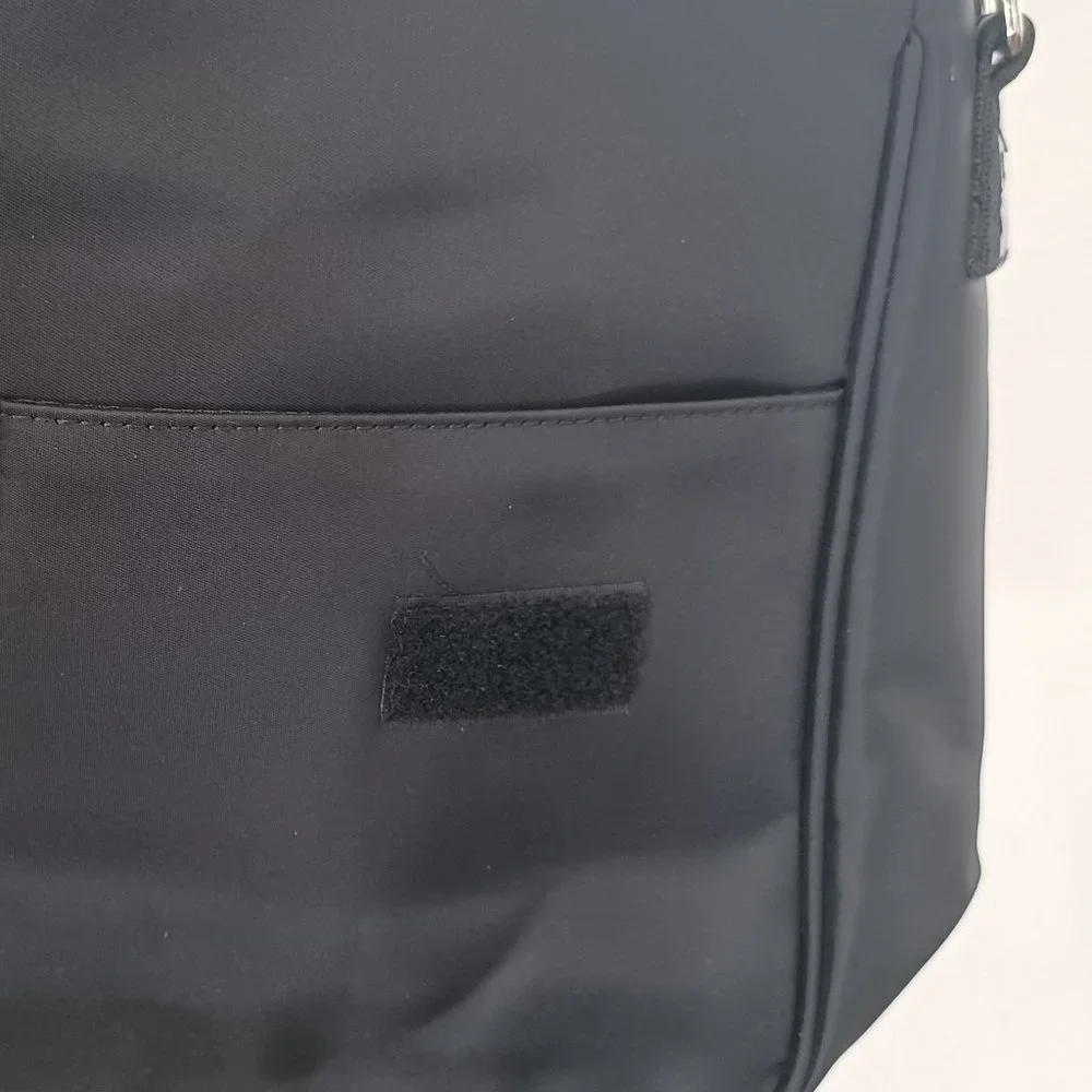 New Lanvin parfums Black Messenger Crossbody Bag